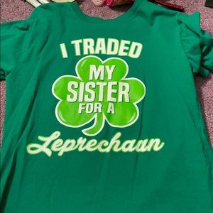 St pattys day sister t shirt